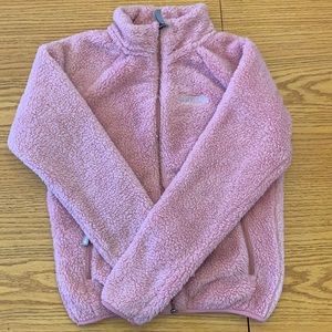 Pink Bench fluffy zip up sweater